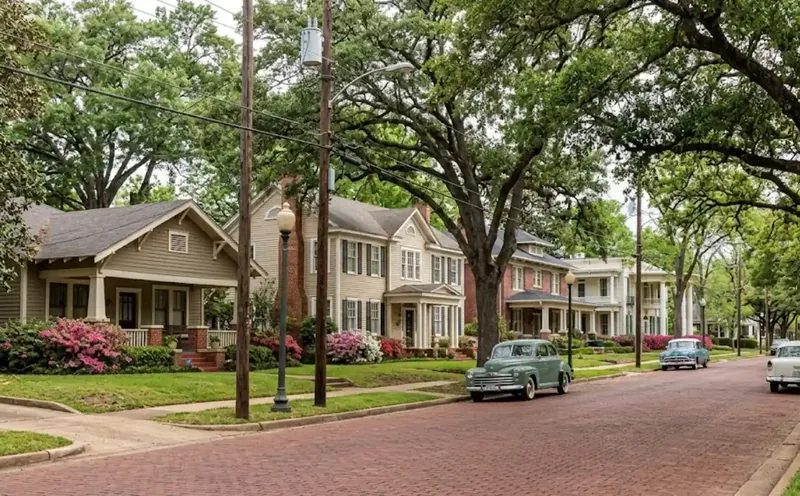 Pre-1955 pier-and-beam home in Tyler TX Bergfeld neighborhood with original galvanized plumbing