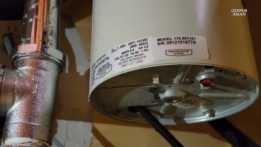 Garbage disposal top mount and drain connection leak inspection in Tyler TX