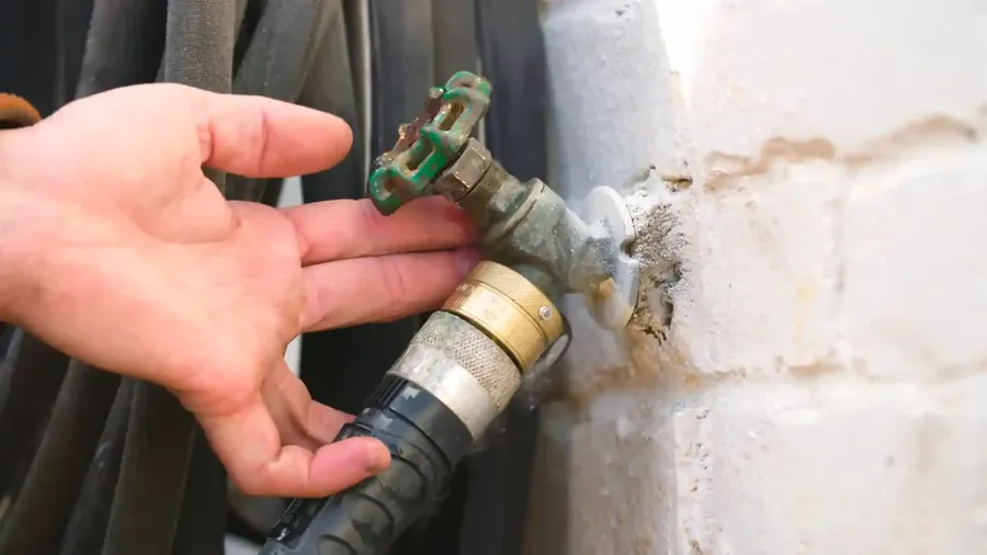 Frost-free sillcock inspection for freeze damage on an East Texas Tyler TX home