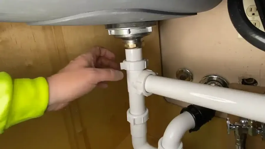 Kitchen sink supply line and drain leak repair in a Tyler TX home