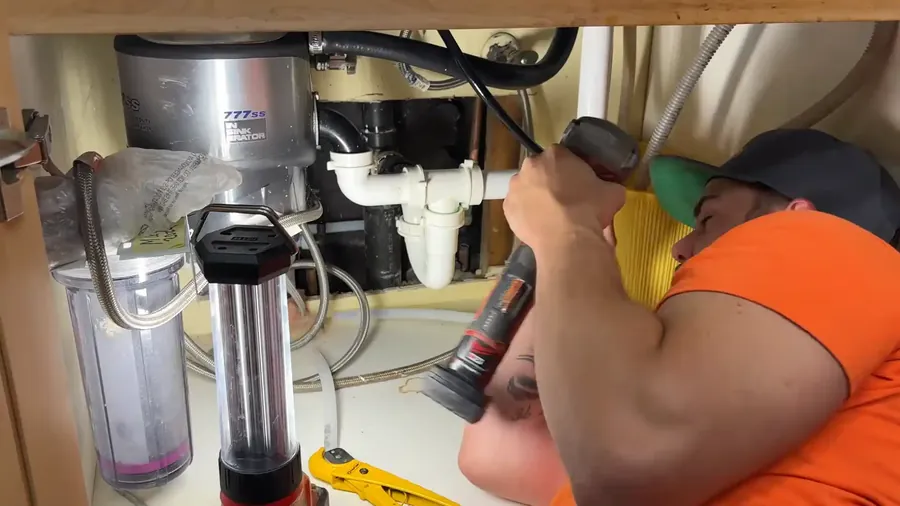 PEX whole-house repipe replacing aging copper supply lines in a Tyler TX home